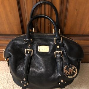michael kors soft leather satchel